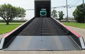 Copperloy® mobile yard ramps low end plate Copperloy® Mobile Yard Ramps Low End Plate